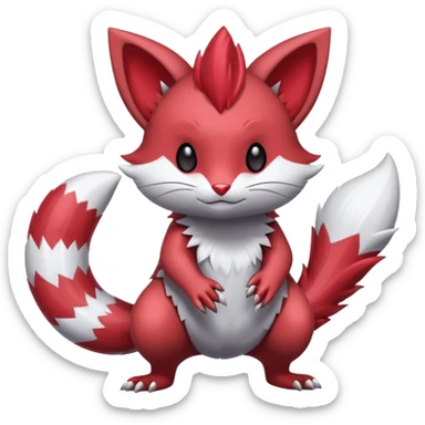Weavile-Furret-fusion sticker
