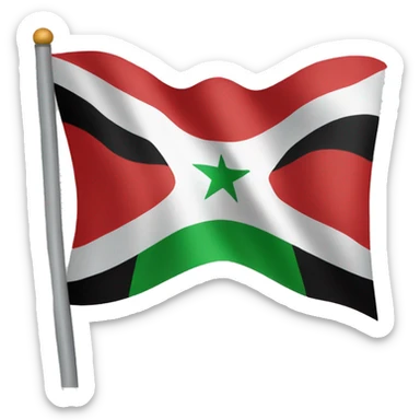 Flag of the Syrian revolutions  sticker