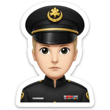 An emoji for discord of an Imperial Officer star wars sticker
