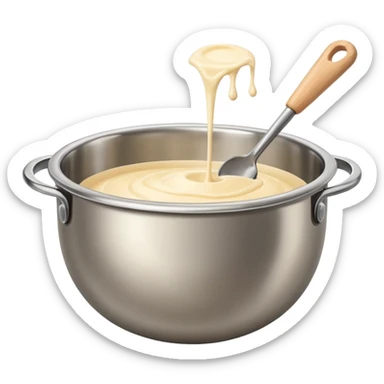 mixing bowl and baking preparation sticker