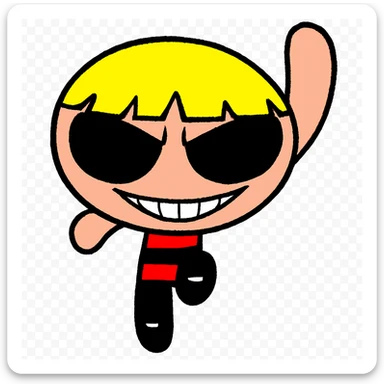 Make the eyes darker and add a sinister grin to the face for a more menacing look. Keep the picture quality and style exactly the same. No other changes. sticker