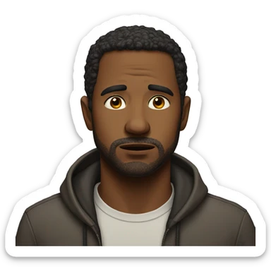 saddest man imaginable sticker