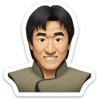 Jackie Chan Kungfu sticker