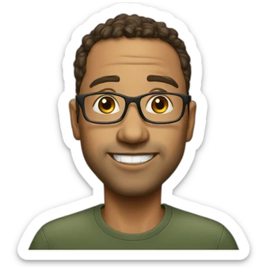 Digital caricature  sticker