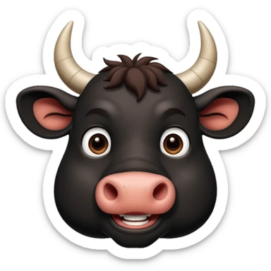 Ferdinand (black) from the Ferdinand disney movie sticker