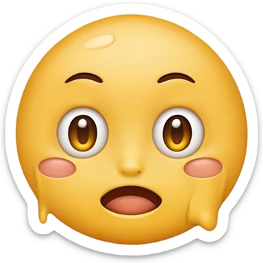 emoji looking like “what did i do” sticker
