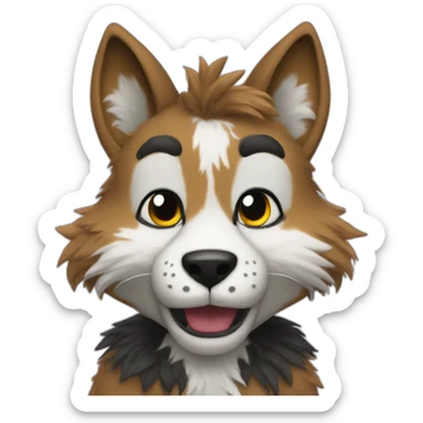 furry fursuit sticker