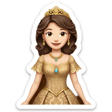 The character in Call Beauty and the Beast: Mrs. Wardrobe sticker