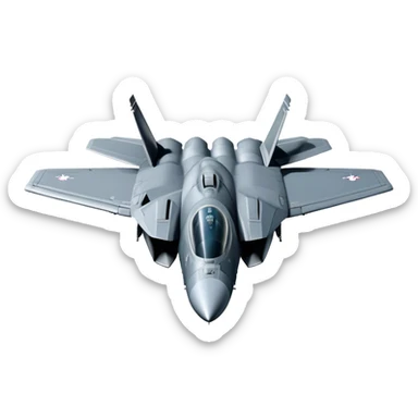 F-14 Tomcat - Grumman (Model Year: 2020) (stealth grey) sticker