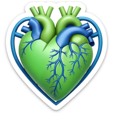 At the center, there is a heart-shaped design made up of two intertwined lines—one in green and the other in blue. The green outline forms a complete heart shape, while the blue line inside resembles both a heart and a checkmark or ribbon, symbolizing recognition and support for organ donors.

The combination of blue and green represents health, life, and trust, reinforcing the logo’s theme of honoring organ donors. sticker