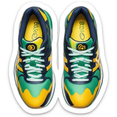 ASICS gel nyc sticker