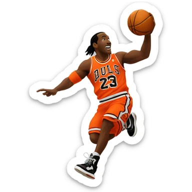 Jumpman logo sticker