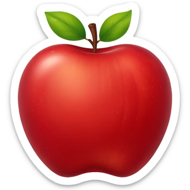 emoji de una manzana sticker