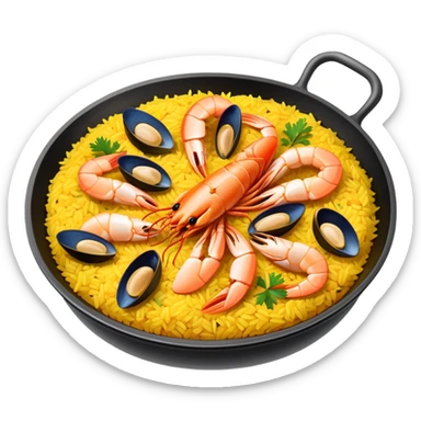 Paella española sticker
