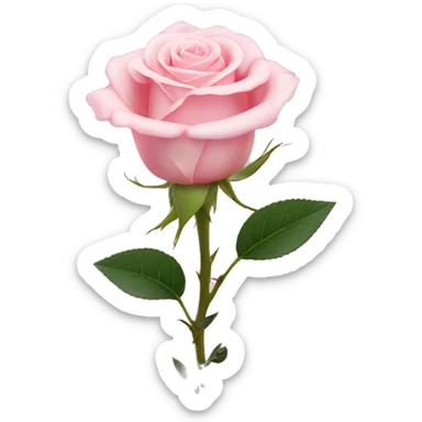 Small light pink Rose + Quran sticker