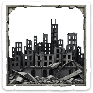 Woe to the republic sticker