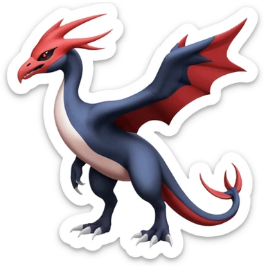 Yveltal-Lugia-Latias-Darkrai-Fakémon-hybrid-creature (full body)  sticker
