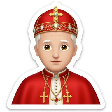 Pope Leo with Mozetta sticker