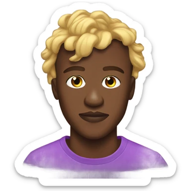 KSI with a prime shirt sticker