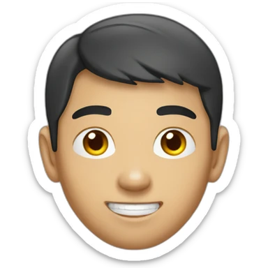 Chinese Peruvian Guy teen sticker