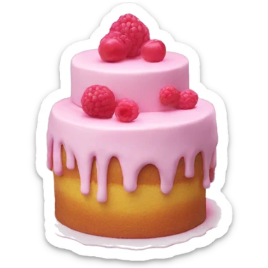 3d cake sticker