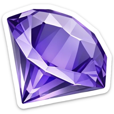Tanzanite crystal purple sticker