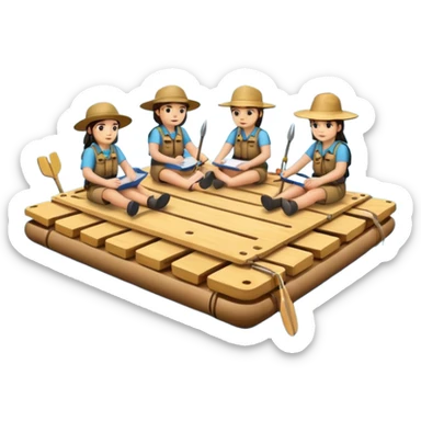 apache zookeeper on a raft sticker