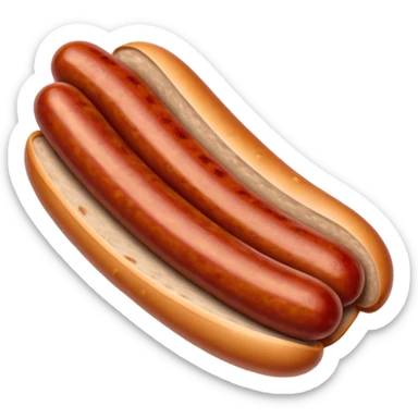 Chorizo Cinematic Realistic Chorizo Dish Emoji, depicted as a single, perfectly spiced sausage, rendered with rich textures and dynamic, appetizing lighting. sticker