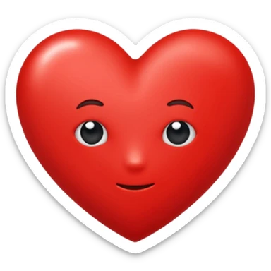 cœur rouge écris Jonathan  sticker