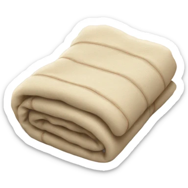 beige blanket bundle sticker