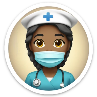 nurse in distress sticker