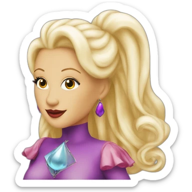christina aguilera with a genie sticker