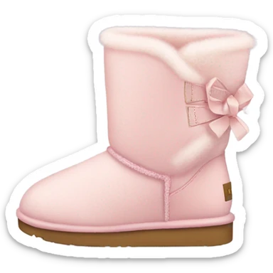 light pink uggs sticker