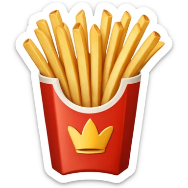 Porzione di patatine media sticker