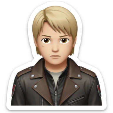 Leon Kennedy from resident evil 4 remake sticker