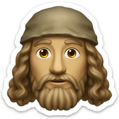 Leonardo Davinci sticker