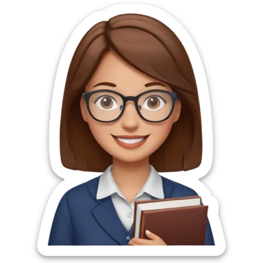 Bookstore Clerk woman sticker