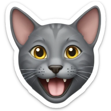 happy korat cat sticker