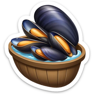 Mussels sticker
