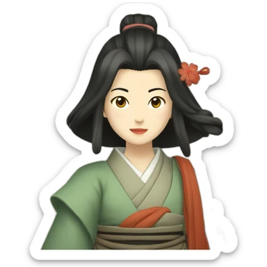 female-adventurer-in-the-heian-era sticker