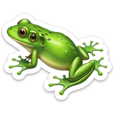 Patita de rana  sticker