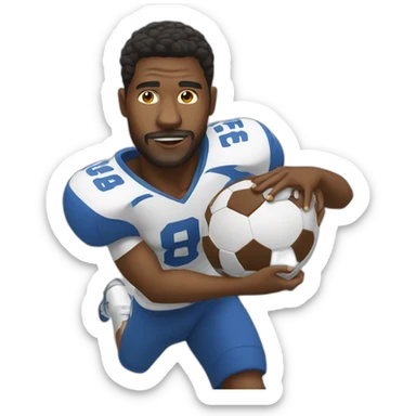football freestyle sticker