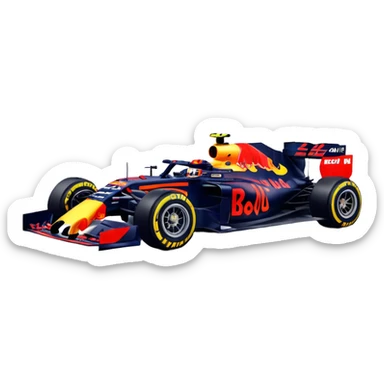 Max Verstappen F1 Car sticker