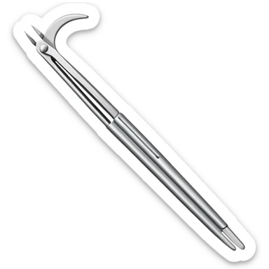 Tweezers for picking out eyebrows sticker