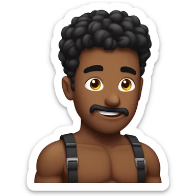 six pack abbs sticker