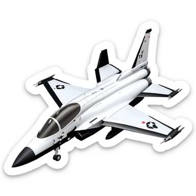 Jet Trainer - T-38 Talon - Northrop Grumman (Model Year: 2021) (Iconic colour: White and black) sticker