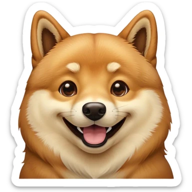 doge smile sticker