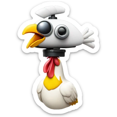 dji ronin 4d chicken cam sticker