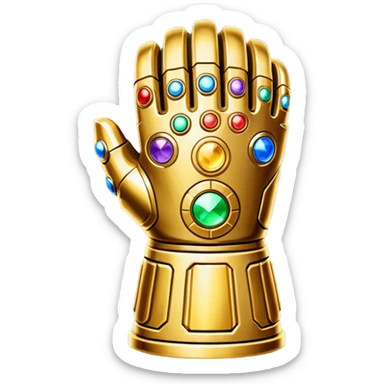 Guante del infinito sticker