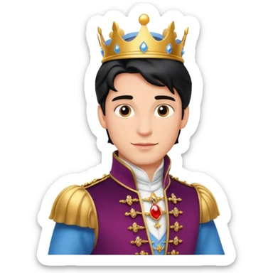 The prince from cinderella sticker
